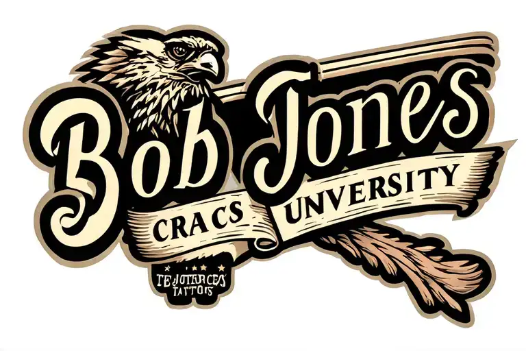 Bob Jones University logo tattoo design idea