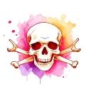 Crossbones tattoo design idea