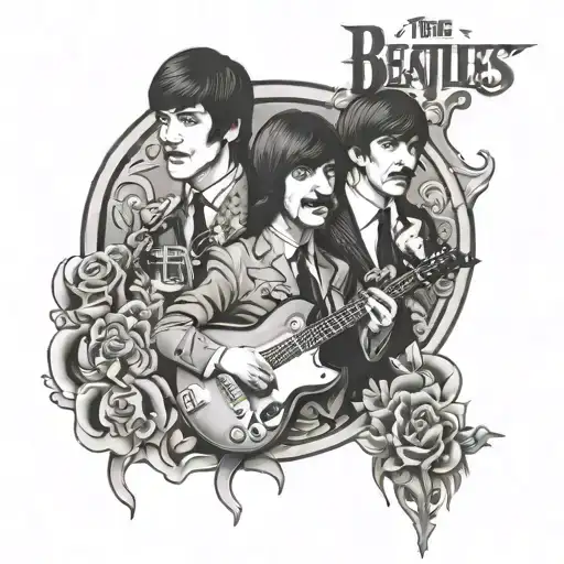 Beatles inspired tattoo tattoo design idea