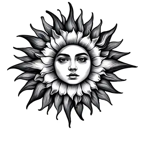 "O sun my" Sun Sine tattoo design idea