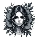 loner tattoo design idea