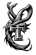Texas tech themed tattoo tattoo design idea