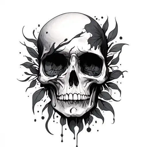 existing is pain tattoo design idea
