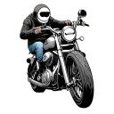 motorcycle adventure time tattoo design idea