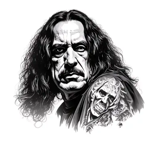 Ozzy Osbourne tattoo design idea