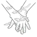 3 hand pinky promise  tattoo design idea