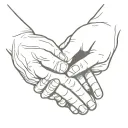 3 hand pinky promise  tattoo design idea