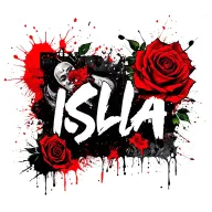 "Isla" Rose tattoo design idea