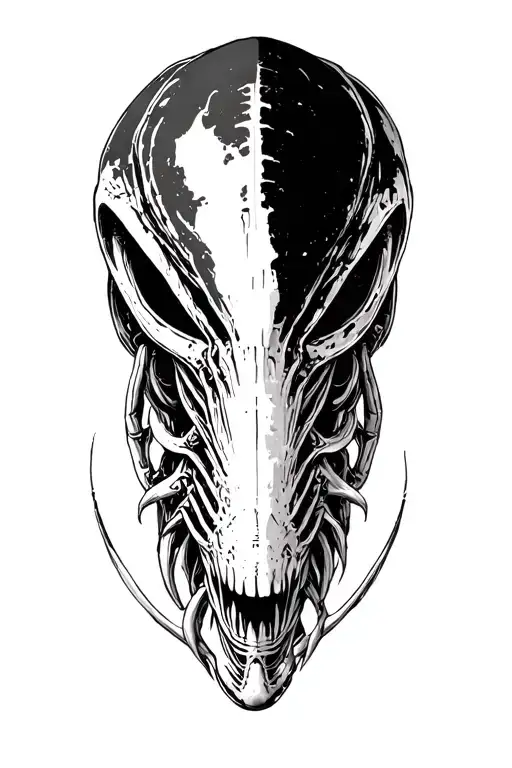 xenomorph Alien tattoo design idea