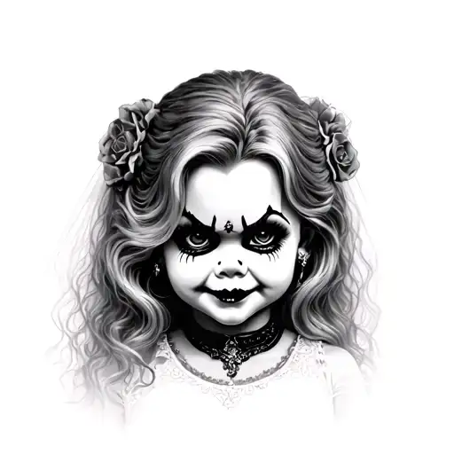 Bride Of Chucky tattoo design idea