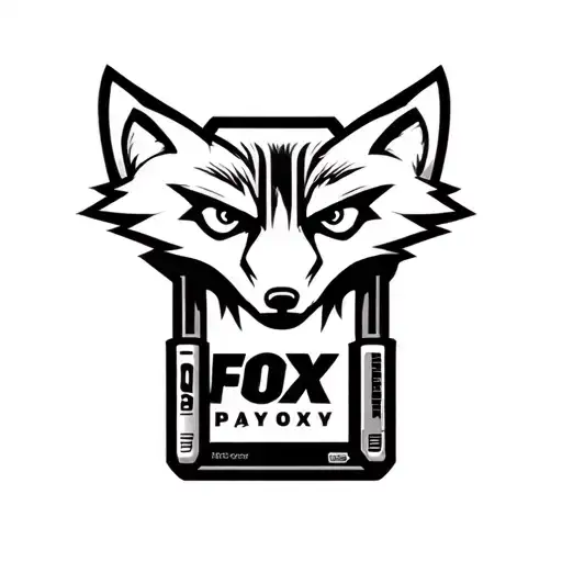 "Fox Box" "Fox Box" Product logo for a mobile satelite battery pack for the military. tattoo design idea