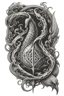 black mark harry potter dark mark tattoo design idea