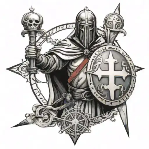 Templar of the Order of Christ tattoo design idea