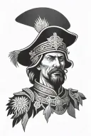 Ukrainian Cossacks tattoo design idea