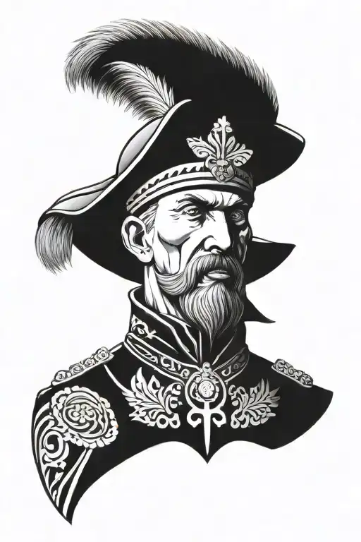 Ukrainian Cossacks tattoo design idea