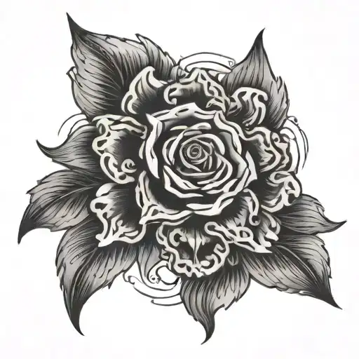 enduring suffering tattoo design idea