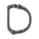 spell "J.R. Balboa" in ganster old school as a cattle branding tattoo design idea