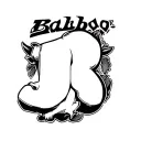 spell "J.R. Balboa" in ganster old school as a cattle branding tattoo design idea
