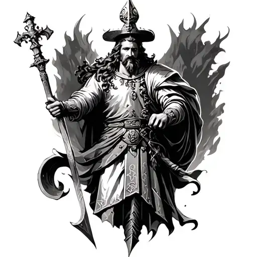 St Florian tattoo design idea