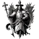 St Florian tattoo design idea