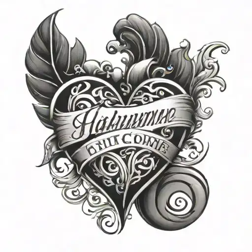 heart with name and date tattoo tattoo design idea