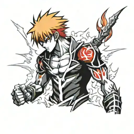 Ichigo Kurosaki tattoo design idea