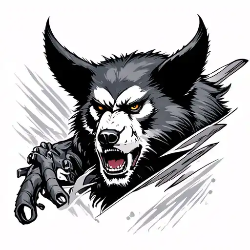 Wolverines tattoo design idea