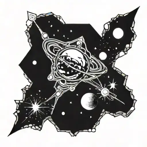 astrophysics tattoo design idea