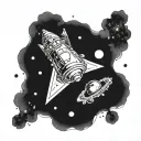 astrophysics tattoo design idea