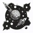 astrophysics tattoo design idea