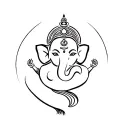 Ganesha tattoo design idea