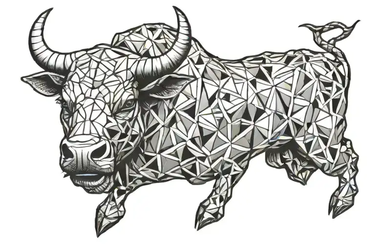 Lamborghini bull tattoo design idea