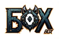 "Fox Box" Words "Fox Box". Mechanical Fox head made out of  battery elements. tattoo design idea