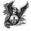 Semper Fi tattoo design idea