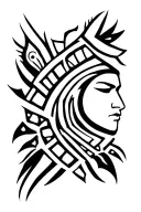 Cherokee Tribal tattoo design idea