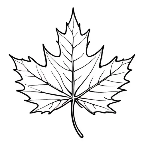 maple leaf morphing tattoo design idea
