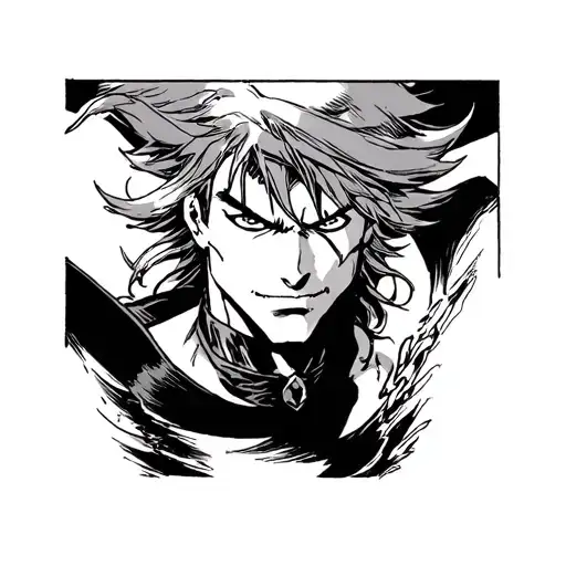 Jojos bizarre adventure comic book panel tattoo design idea