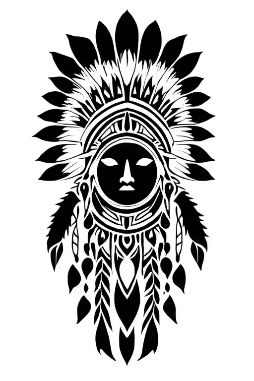 native American tattoo design idea
