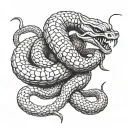 scorpion, snake, death before dishonour tattoo design idea