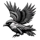 Thunderbird tattoo Native American inspired tattoo design idea