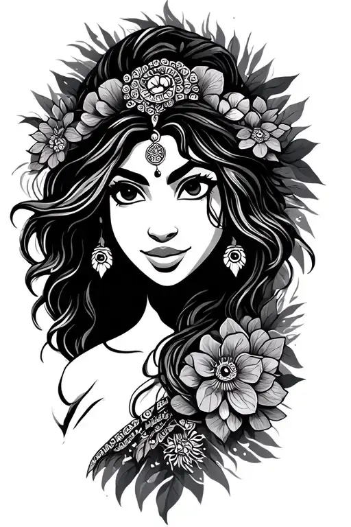 moana tattoo design idea