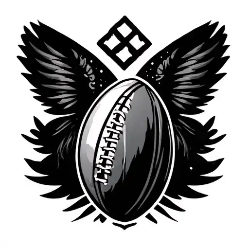 rugby and travel tattoo tattoo design idea