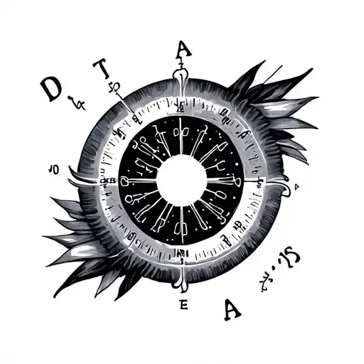 Coordinates tattoo design idea