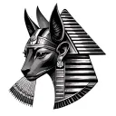 Egyptian gods, Osiris, Anubis egypcian god tattoo design idea