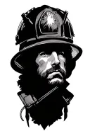 Firefighter tattoo design idea