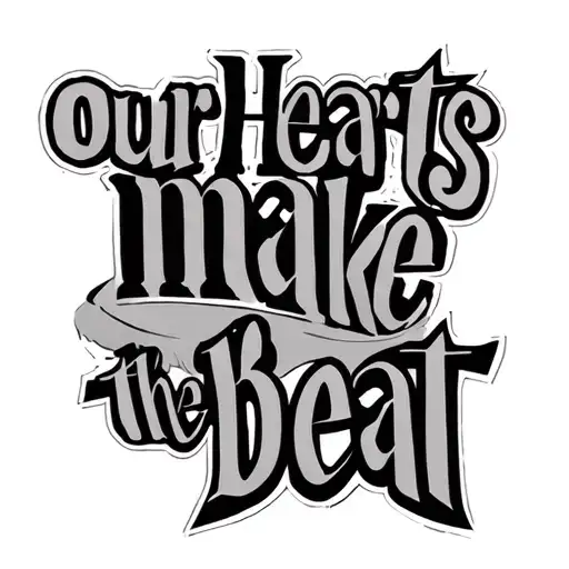 "our hearts make the beat" twenty one pilots featuring their logo tattoo design idea
