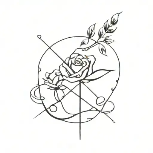 a tattoo that symbolises life and death and conveys the idea that you are always connected with death and humbles you tattoo design idea