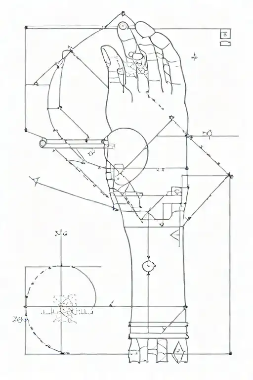 A minimalist forearm tattoo design that combines elements of civil engineering and the universe. tattoo design idea