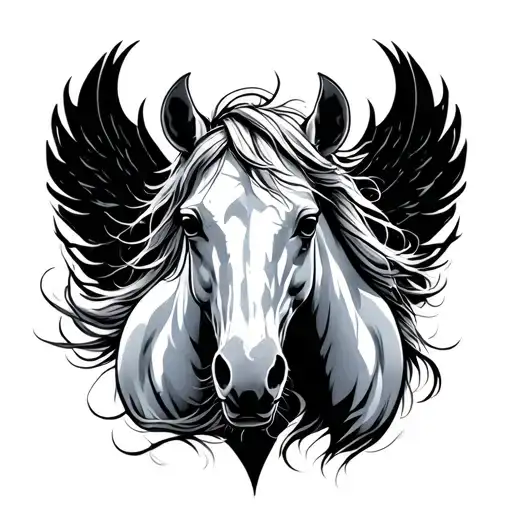 Pale Horse tattoo design idea