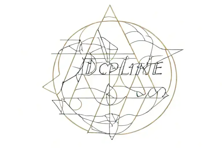 Discipline equals freedome tattoo design idea
